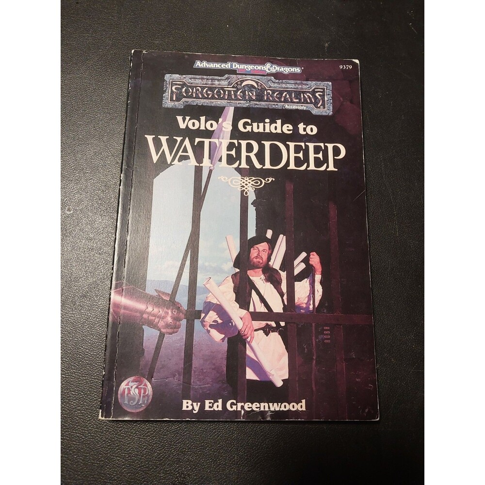 TSR 9379 Volo's Guide To Waterdeep No Map Forgotten Realms 1992 AD&D